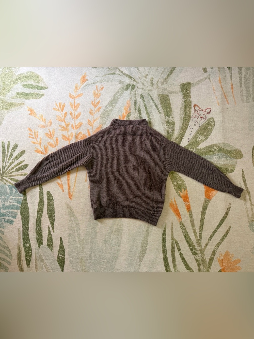 Everlane The Cocoon Crew in Alpaca, Taupe Melange - Size Medium - Picture 3 of 12